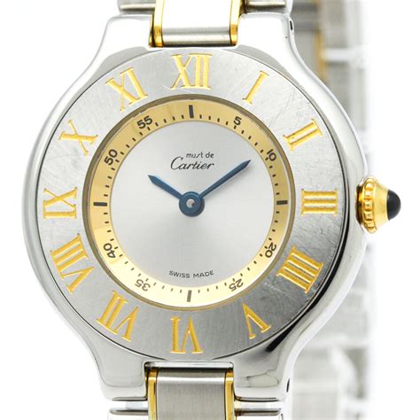 cartier must 21 women's watch.